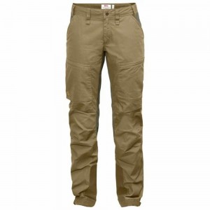 Pantalones De Senderismo Fjallraven Kanken Abisko Mujer Kaki | CSGZAEY-31