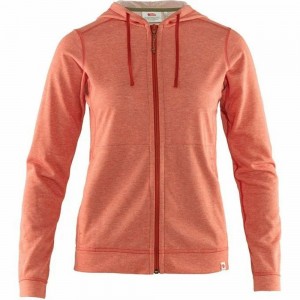 Sudadera con Capucha Fjallraven Kanken High Coast Mujer Rojos | DIOSYJX-79