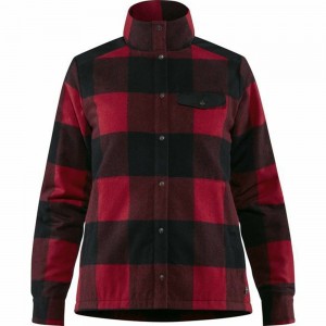 Suéter Fjallraven Kanken Greenland Mujer Rojos | NVZRQHO-85